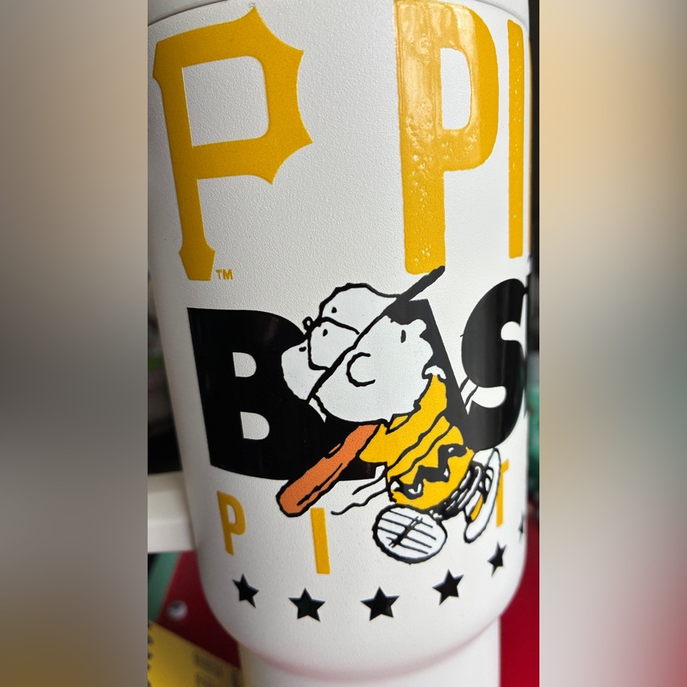 Peanuts White and Yellow Mug with Black Graphics 24oz. - Picture 2 of 12